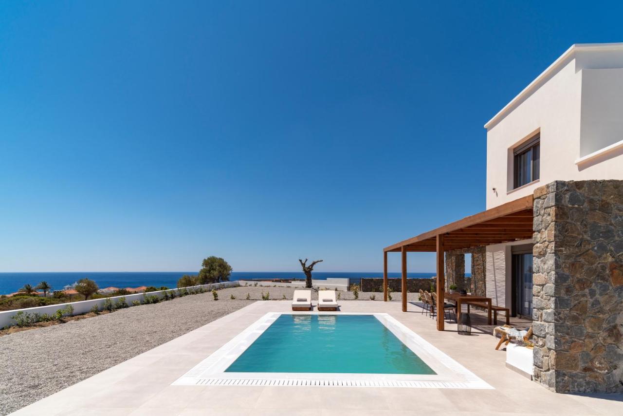 Terra D'Oro Sea View Villa With Private Pool Kiotari Buitenkant foto