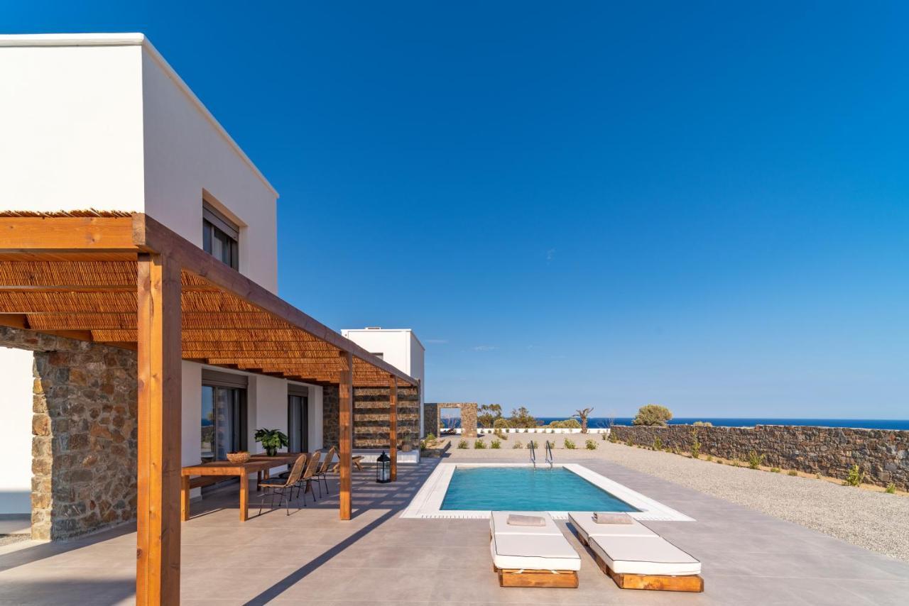 Terra D'Oro Sea View Villa With Private Pool Kiotari Buitenkant foto