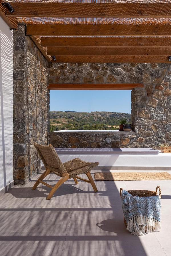 Terra D'Oro Sea View Villa With Private Pool Kiotari Buitenkant foto