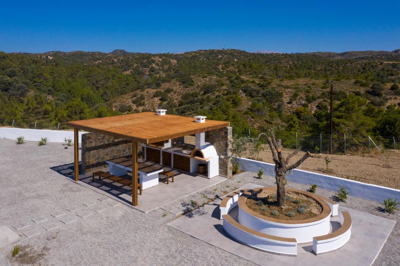 Terra D'Oro Sea View Villa With Private Pool Kiotari Buitenkant foto