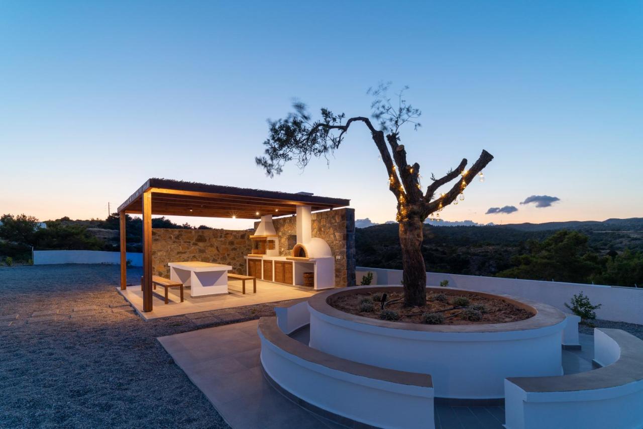 Terra D'Oro Sea View Villa With Private Pool Kiotari Buitenkant foto